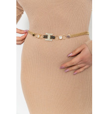 Ремінь-ланцюжок жіночий, колір золотистий, 196R10U13W1-2