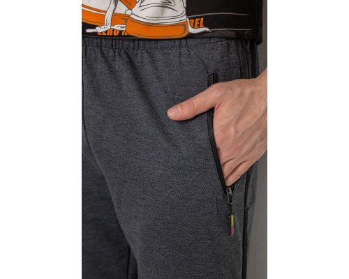 Спорт чоловічі штани, колір темно-сірий, 244R41285