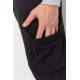 Спортивні штани чоловічі двонитка, колір чорний, 241R0651-1