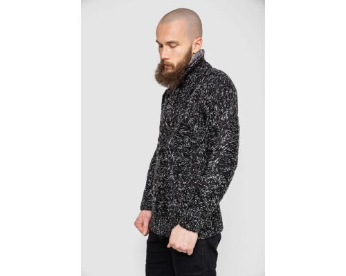 Светр чоловічий, колір чорно-сірий, 214R10323