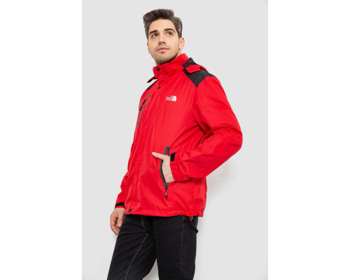 Куртка чоловіча демісезонна з капюшоном, колір червоний, 244RL-2515AL