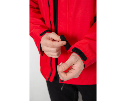 Куртка чоловіча демісезонна з капюшоном, колір червоний, 244RL-2515AL