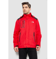 Куртка чоловіча демісезонна з капюшоном, колір червоний, 244RL-2515AL