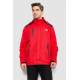Куртка чоловіча демісезонна з капюшоном, колір червоний, 244RL-2515AL