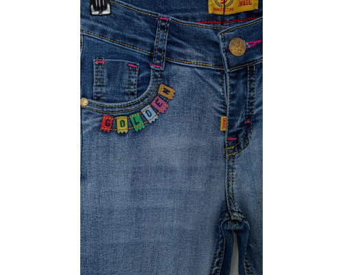 Джинси для дівчаток, колір світло-синій, 247R3815