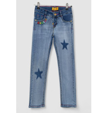 Джинси для дівчаток, колір світло-синій, 247R3815