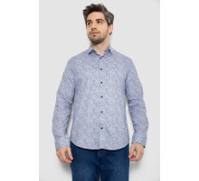 Сорочка чоловіча з принтом, колір сірий, 186R2020