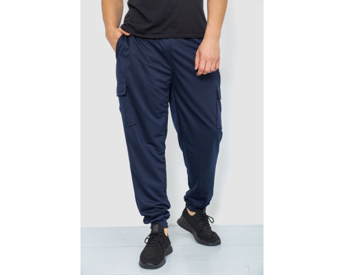 Спортивні штани чоловічі, колір темно-синій, 244R41206