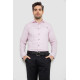 Сорочка чоловіча однотонна з принтом, колір рожевий, 186R2011