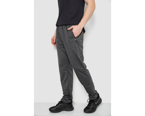 Спорт штани чоловічі, колір темно-сірий, 244RY-418
