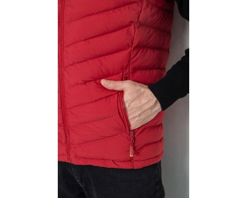 Жилетка чоловіча демісезонна, колір бордовий, 244R777