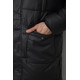 Куртка чоловіча зимова подовжена, колір чорний, 244RH76-30
