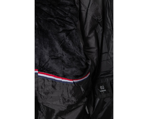 Куртка чоловіча зимова подовжена, колір чорний, 244RH76-30