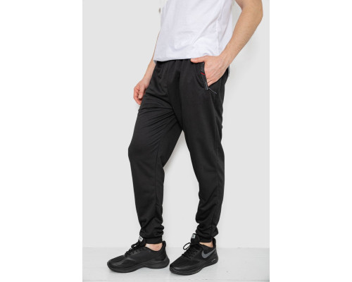 Спортивні штани чоловічі, колір чорний, 244R41669