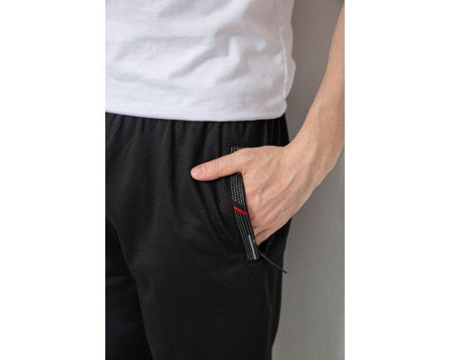 Спортивні штани чоловічі, колір чорний, 244R41669