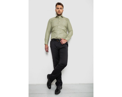 Сорочка чоловіча, колір оливковий, 244R881-1