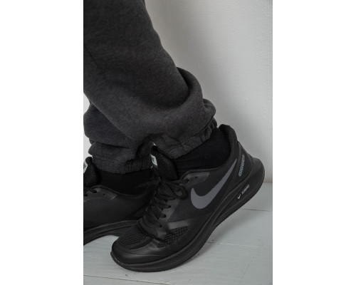 Спортивні штани чоловічі на флісі, колір грифельний, 129RA9998