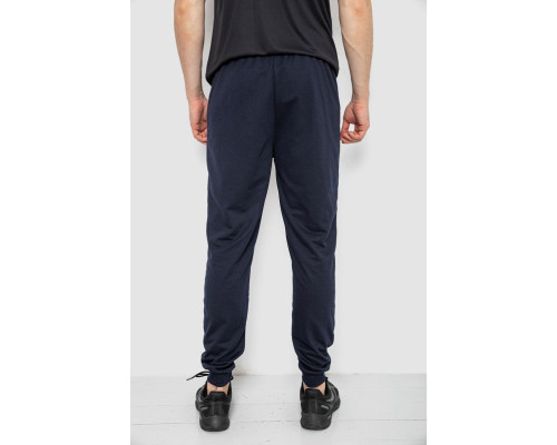 Спортивні штани чоловічі, колір темно-синій, 244R41512