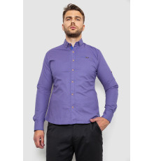 Сорочка чоловіча з принтом, колір фіолетовий, 214R16286
