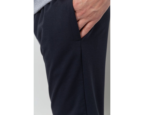 Спортивні штани чоловічі двонитка, колір темно-синій, 241R8005