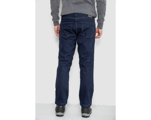 Джинси чоловічі утеплені на флісі, колір синій, 129R9834