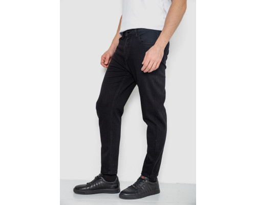 Джинси чоловічі стрейч, колір чорний, 244R8562