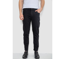 Джинси чоловічі стрейч, колір чорний, 244R8562