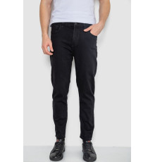 Джинси чоловічі стрейч, колір чорний, 244R8562
