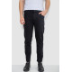 Джинси чоловічі стрейч, колір чорний, 244R8562