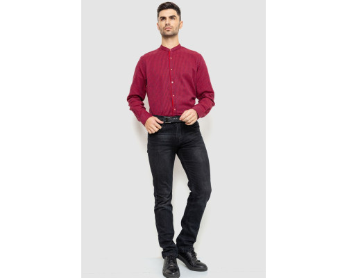 Сорочка чоловіча в клітинку байкова, колір червоно-синій, 214R99-34-022