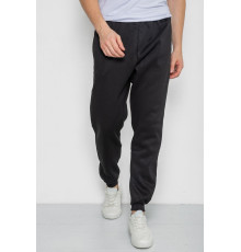 Спортивні штани чоловічі на флісі, колір чорний, 244ROP09