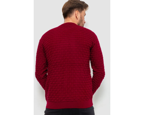 Светр чоловічий, колір бордовий, 161R882