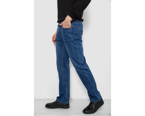Джинси чоловічі прямого крою, колір синій, 244R9909