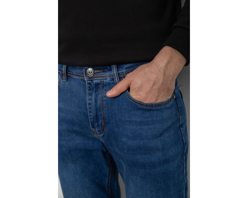 Джинси чоловічі прямого крою, колір синій, 244R9909