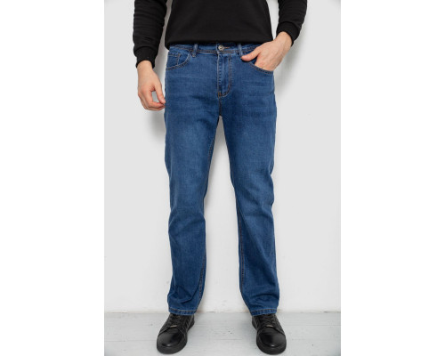 Джинси чоловічі прямого крою, колір синій, 244R9909