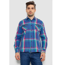 Сорочка чоловіча в клітинку, колір різноколір, 214R0743-1 Сорочка чоловіча в клітинку, колір різноколір, 214R0743-1