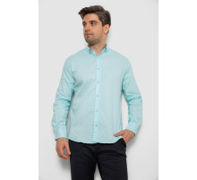Сорочка чоловіча однотонна, колір блакитний, 214R7075