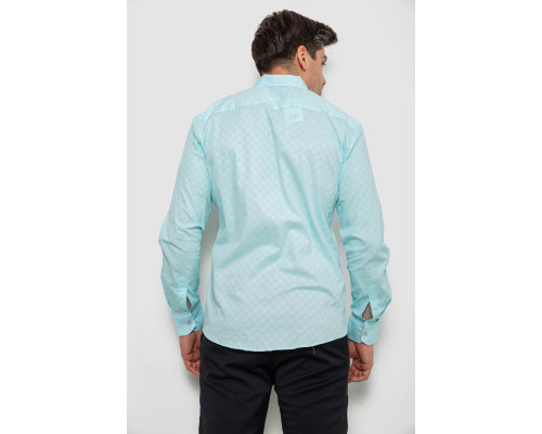 Сорочка чоловіча однотонна, колір блакитний, 214R7075