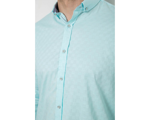 Сорочка чоловіча однотонна, колір блакитний, 214R7075
