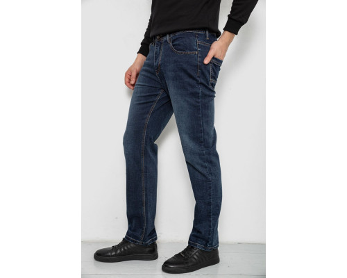Джинси чоловічі прямого крою, колір синій, 244R9903