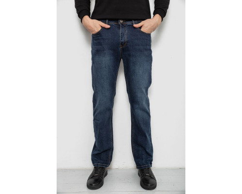 Джинси чоловічі прямого крою, колір синій, 244R9903