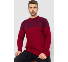 Светр чоловічий, колір бордово-синій, 161R898