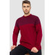 Светр чоловічий, колір бордово-синій, 161R898