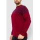 Светр чоловічий, колір бордово-синій, 161R898