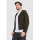 Кофта чоловіча на блискавці з капюшоном, колір хакі, 238R103-1