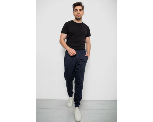 Спортивні штани чоловічі, колір темно-синій, 244R4779