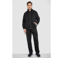Спортивний костюм чоловічий на флісі, колір чорний, 244R981-LH