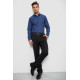 Сорочка чоловіча з довгим рукавом, колір синій, 214R838