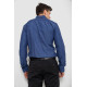Сорочка чоловіча з довгим рукавом, колір синій, 214R838
