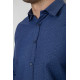 Сорочка чоловіча з довгим рукавом, колір синій, 214R838